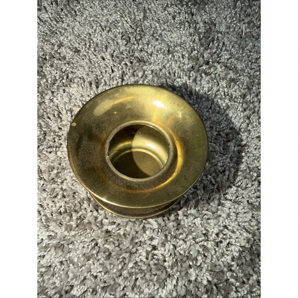Vintage Small Brass Spittoon